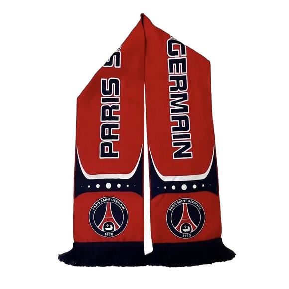 Paris Saint-Germain SG Football Soccer Scarf Reversible Knit Muffler 2011 - Picture 1 of 6